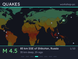 The same map pulled out to show a whole hemisphere.